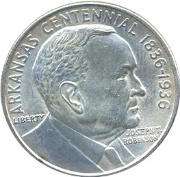 1936 Arkansas Centennial (Robinson) Silver