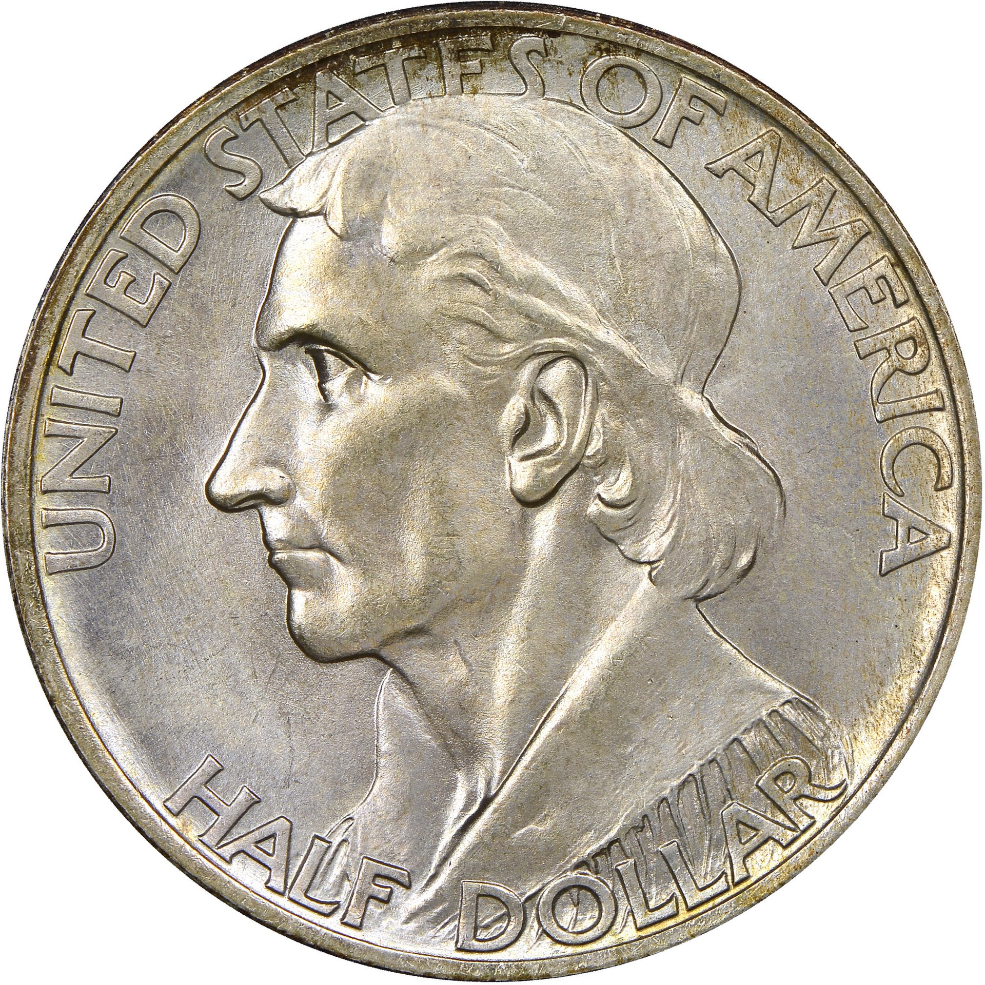 1935-S Daniel Boone Bicentennial Silver