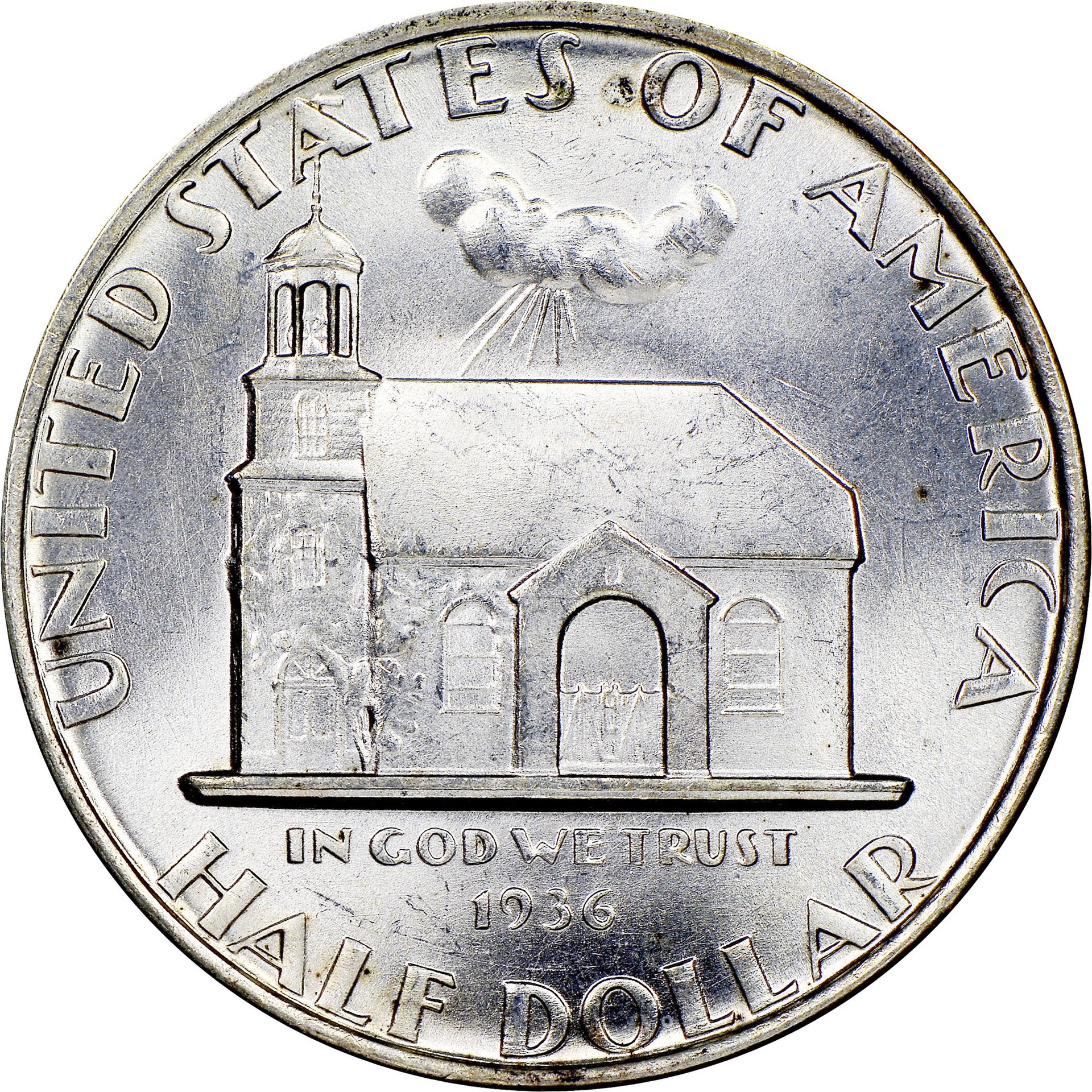 1936 Delaware Tercentenary Silver