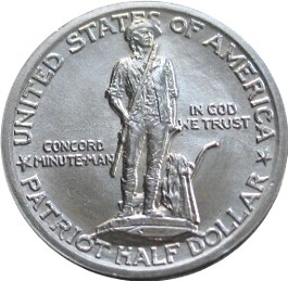 1925 Lexington-Concord Sesquicentennial Silver