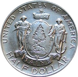 1920 Maine Centennial Silver