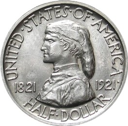 1921 Missouri Centennial Silver