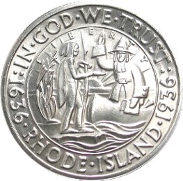 1936 Providence, Rhode Island, Tercentenary Silver