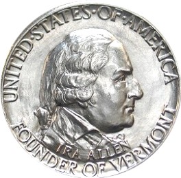 1927 Vermont Sesquicentennial Silver