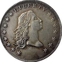 Flowing Hair Dollar dollars coin