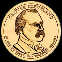 2012-D Grover Cleveland 2 Presidential Dollar