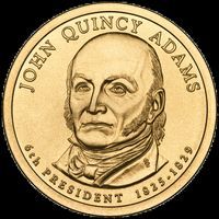 2008-D John Quincy Adams Presidential Dollar