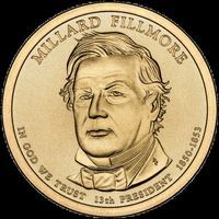 2010-P Millard Fillmore Presidential Dollar