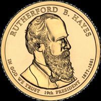 2011-P Rutherford B. Hayes Presidential Dollar