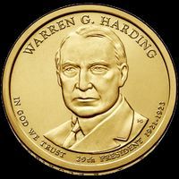 2014-P Warren G. Harding Presidential Dollar