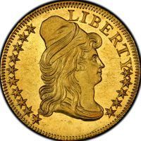 Draped Bust $5 gold coins coin