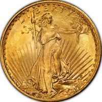 St. Gaudens $20 gold coins coin