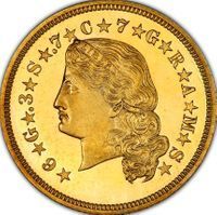 Stella $4 gold coins coin