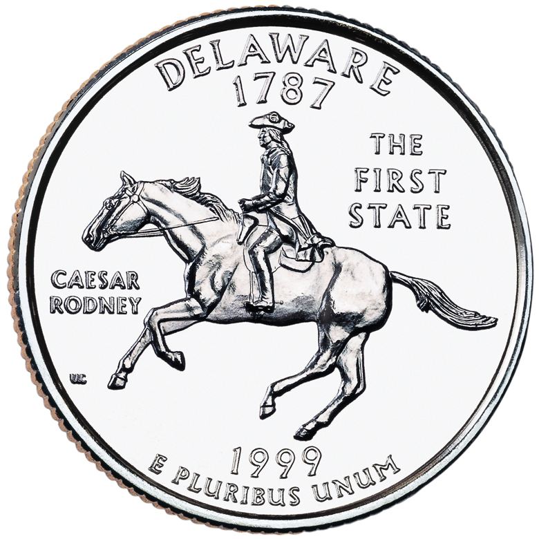 50 State Quarters program reverse — varied state designs