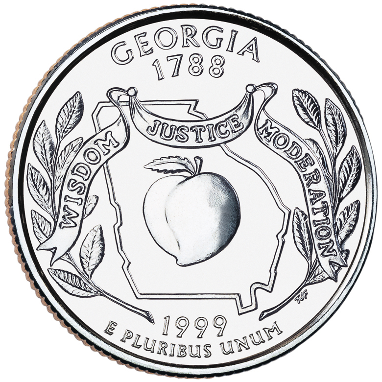 1999-D Georgia 50 States Quarters