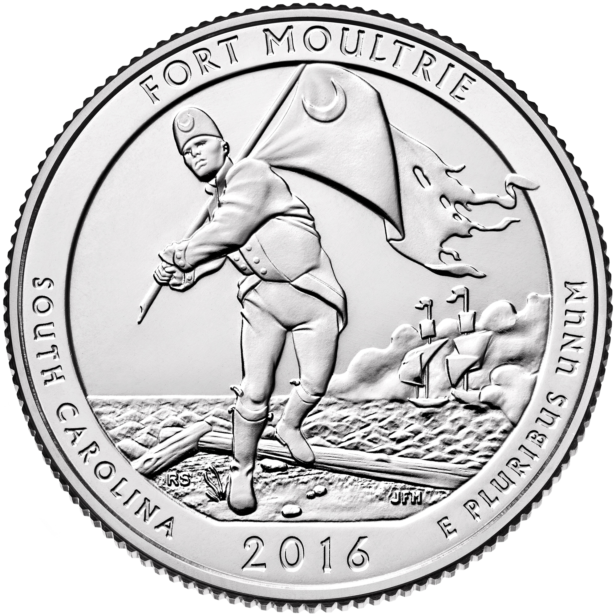 2016-S Fort Moultrie Silver Proof America the Beautiful Quarters