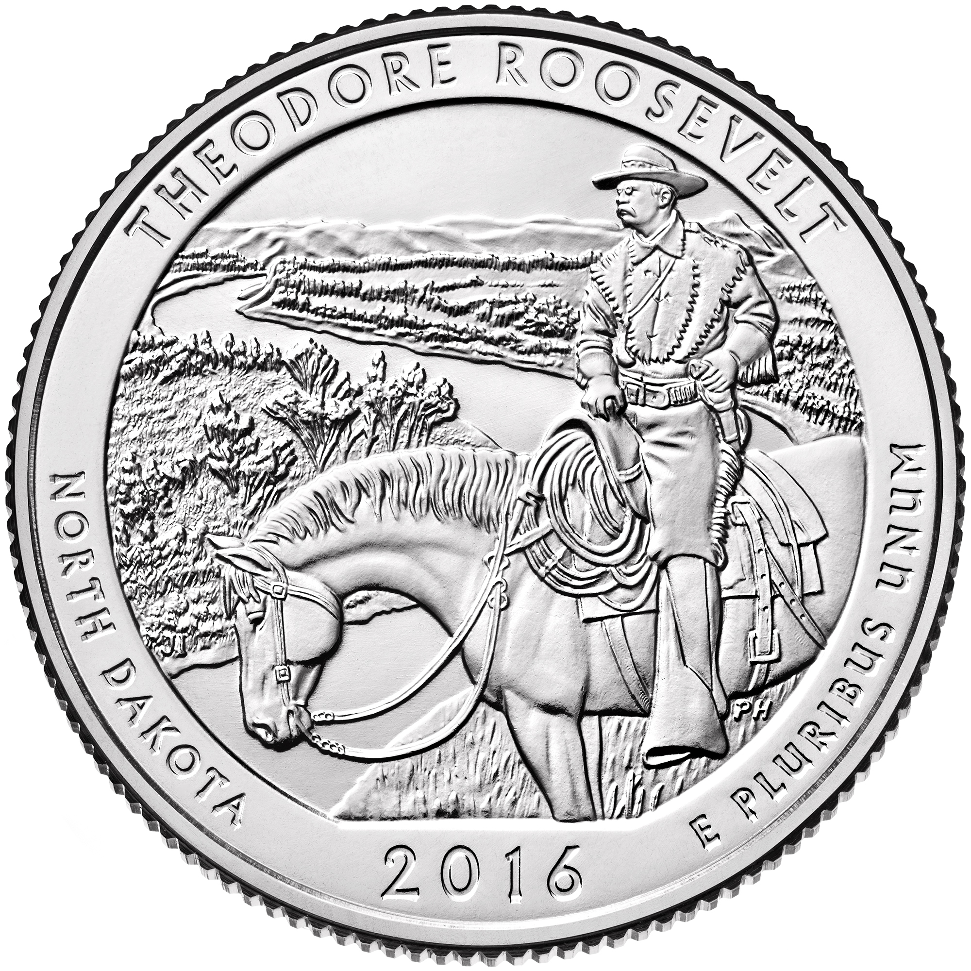 2016-P Theodore Roosevelt America the Beautiful Quarters