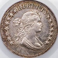 Draped Bust Quarter twenty cents and quarters coin