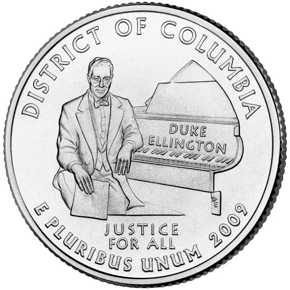 2009-S District of Columbia Proof U.S. Territories Quarters