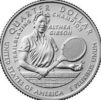 2025-S Althea Gibson Silver Proof Modern Quarters