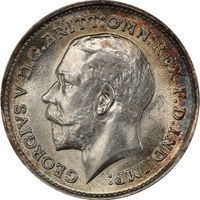King George V 3 Pence 1 1/2, 2 and 3 pence coin