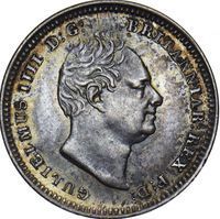 King William IV 3 Pence 1 1/2, 2 and 3 pence coin