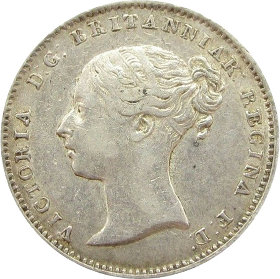 1900 Proof Queen Victoria 3 Pence