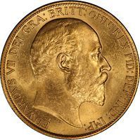 King Edward VII 2 Pounds 2 and 5 pounds coin