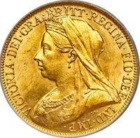 Queen Victoria 2 Pounds 2 and 5 pounds coin