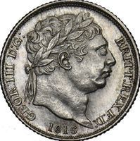 King George III 6 Pence 4 and 6 pence coin