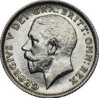 King George V 6 Pence 4 and 6 pence coin