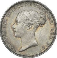 Queen Victoria 6 Pence 4 and 6 pence coin