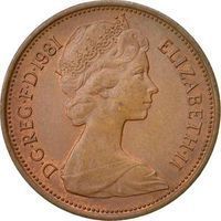 1971 Queen Elizabeth II 2 Pence