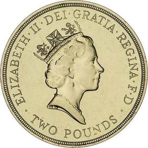 1994 Proof Queen Elizabeth II 2 Pounds
