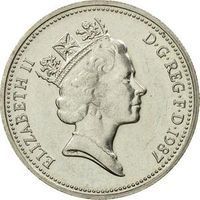 1990 Queen Elizabeth II 5 Pence
