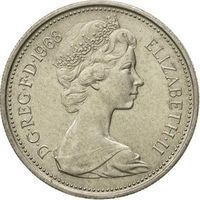 Queen Elizabeth II 5 Pence queen elizabeth ii decimal coinage coin