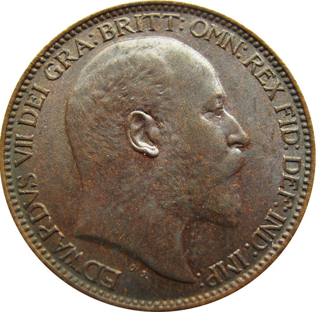 1903 Proof King Edward VII Farthing