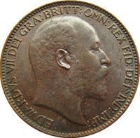 King Edward VII Farthing farthing coin