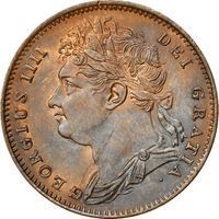King George IV Farthing farthing coin