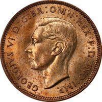King George VI Farthing farthing coin