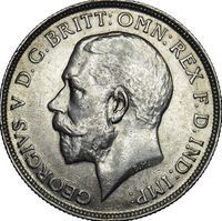 King George V Florin florin and double florin coin