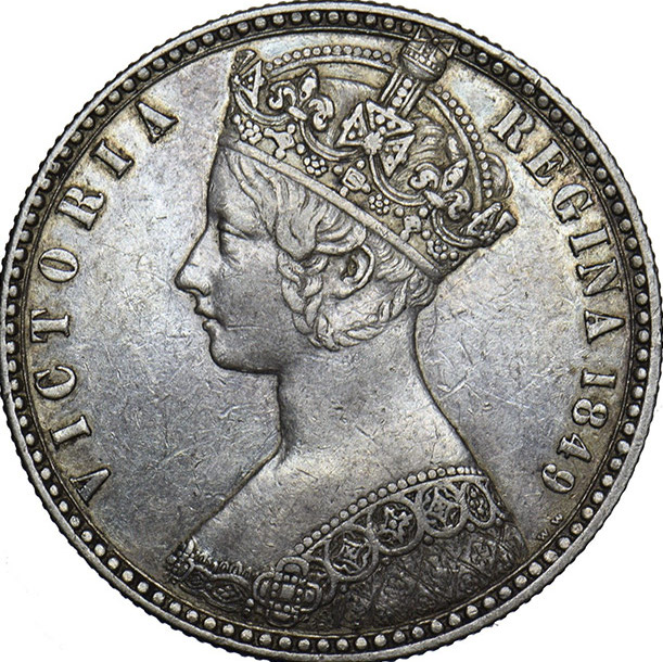 1895 Queen Victoria Florin