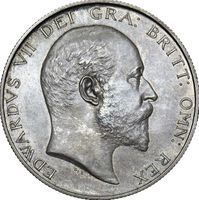 King Edward VII Half Crown half crown and crown coin