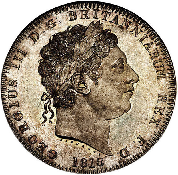 1819 LIX King George III Crown