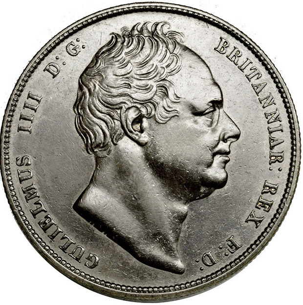 1835 Proof King William IV Half Crown