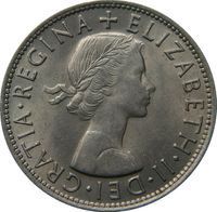 Queen Elizabeth II Half Crown half crown and crown coin