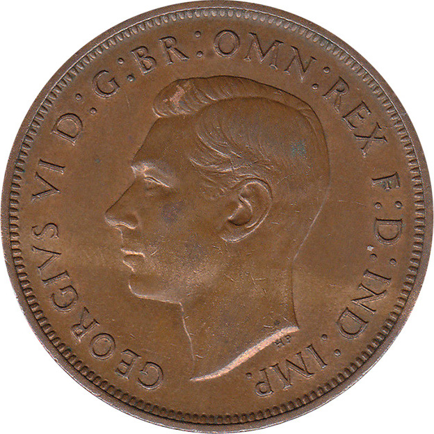 1938 King George VI Penny
