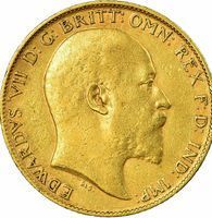 King Edward VII Half Sovereign half sovereign and sovereign coin