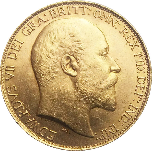 1908 Proof King Edward VII Sovereign