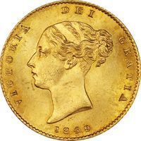 Queen Victoria Half Sovereign half sovereign and sovereign coin